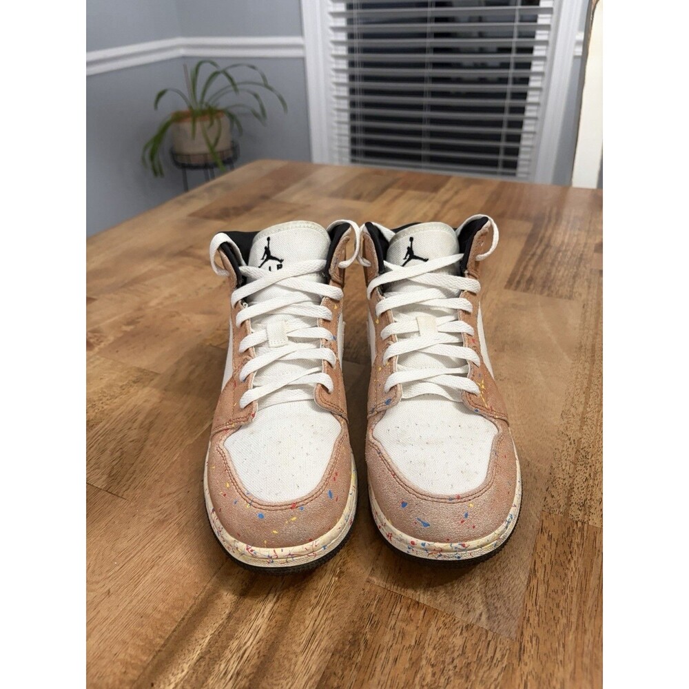 Jordan Air Jordan 1 Low Kids 7Y Tan/White/Black DA8006-100